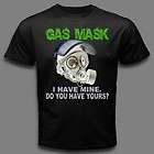   have mine funny gasmask ww1 ww2 war Military black T shirt V97