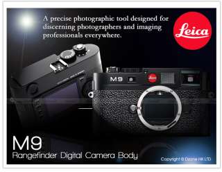 Leica M9 Digital RF Camera Body Black Paint NEW #D406 799429107048 
