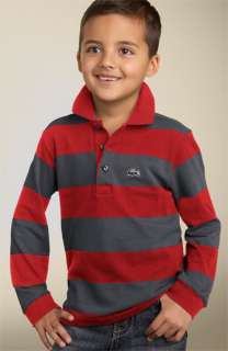 Lacoste Bold Stripe Piqué Polo Shirt (Little Boys & Big Boys 