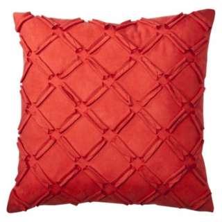 Decorative Textured Pillow   Red.Opens in a new window