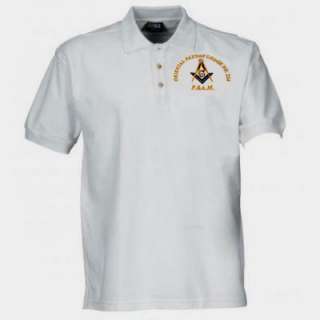 Mason Blue Lodge Polo Golf Shirt Masonic NEW  