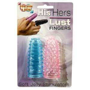  His and Hers Lust Fingers   Pink/Blue Health & Personal 