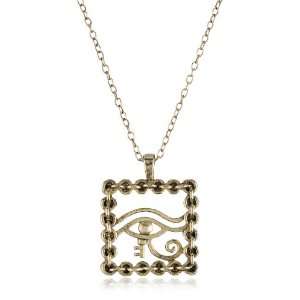 Low Luv by Erin Wasson 14k Plated Evil Eye Link Pendant
