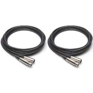   Hosa Mcl 103 3 Foot XLR Female to Male Microphone Cables Musical