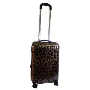  Luggage Carry on 22 By Heys USA Leopard Style TSA Lock 4 