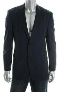 Boss Hugo Boss NEW Pinstripe Mens Suit Jacket Blue Wool 38R  