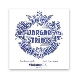    Jargar Cello String Set, 4/4 Size   Medium Musical Instruments
