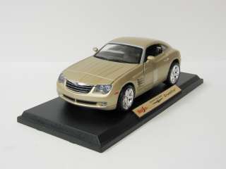 Chrysler Crossfire Diecast Model Car 118 Scale   Maisto   Gold  