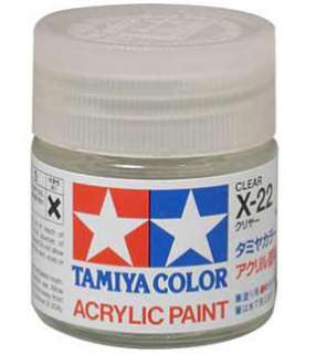 TAMIYA COLOR X 22 Clear Coat MODEL KIT ACRYLIC PAINT  