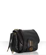 style #309621302 black embossed faux leather Callahan crossbody bag