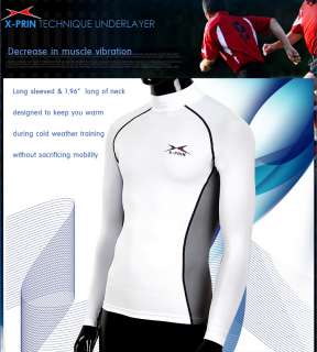 Compression Wear Sprots Clothing Skin Baselayer Long Sleeve Tight 