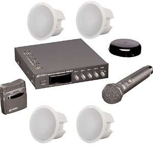 : Azden IR CS Infrared Wireless Microphone & Ceiling Mounted Speaker 