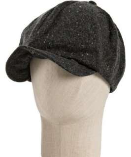 Grace Hats charcoal speckled tweed Modest Casquette newsboy hat 