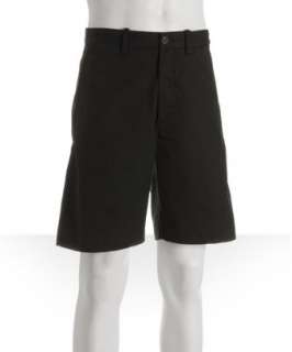 Joseph Abboud black cotton flat front shorts  BLUEFLY up to 70% off 