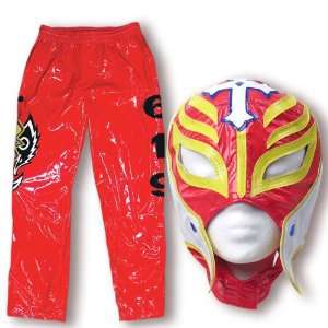  WWE Rey Mysterio Red & Yellow Replica Kid Size Mask 