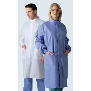  Unisex ASEP A/S Barrier Lab Coat   White, X Large   1 Each 