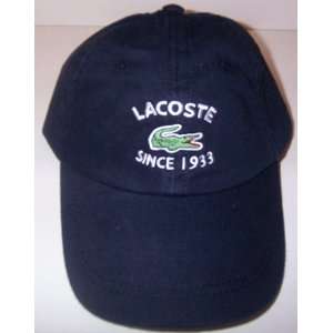  Brand New Lacoste Hat/cap Blue One Sized Unisex 