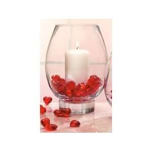  Valentines Day Hurricane Lamp with Heart Scatters