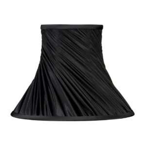 Laura Ashley SFW015 Black Classic 15.5 Faux Silk Bell Shade