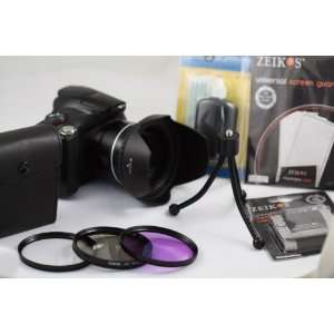 Kit (UV CPL FLD) + Flower Lens Hood + 3 Piece Cleaning Kit + Lens Cap 