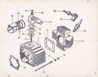 1982 Italjet Pack A Way Morini engine parts book COPY  