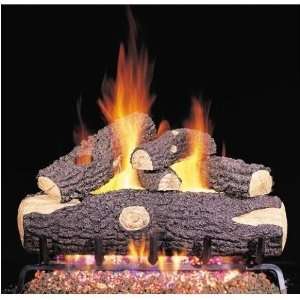  Peterson Gas Logs 18 Inch Woodland Oak Vented Natural Gas Log 