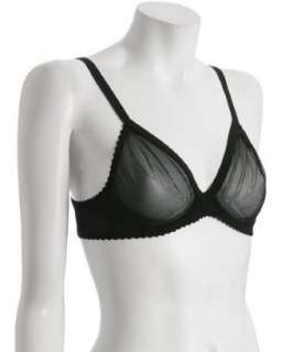 Huit black sheer mesh Muse underwire bra  BLUEFLY up to 70% off 