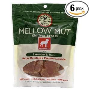 Dogswell Mellow Mut Dog Treats, Chicken Breast with Lavendar and Hops 