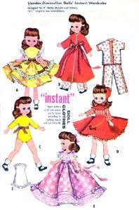VINTAGE BETSY McCALL 8 DOLL PATTERN 2239  