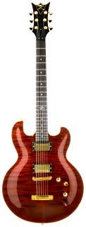DBZ Guitars Imperial Flame Maple in Trans Wine  