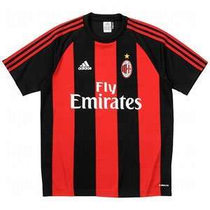  adidas Mens ClimaLite AC Milan Replica Home T Shirts ACM 