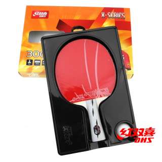 DHS Racket Ping Pong Paddle Set ‖ Long Handle In Rubber  