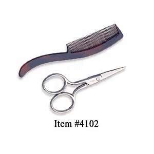   Mustache Scissors & Comb 4102U (haircare)