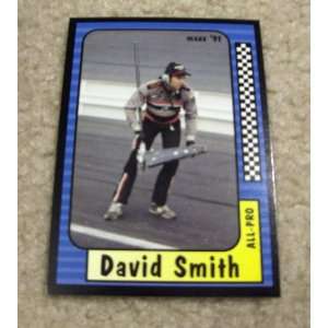  1991 Maxx David Smith # 206 Nascar Racing Card