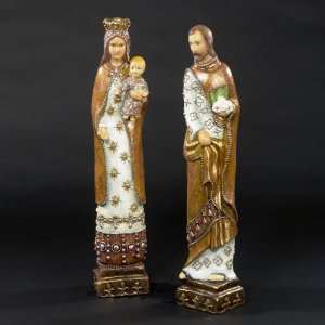  Set of 2 Byzantine Holy Family Christmas Nativity Figures 