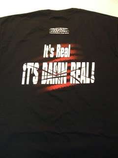 KURT ANGLE Damn Real TNA WWE Wrestling T shirt  