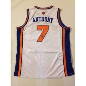  New York Knicks CARMELO ANTHONY Signed Autographed NBA Jersey 
