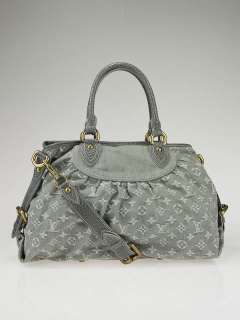 Louis Vuitton Grey Denim Monogram Denim Neo Cabby MM Bag  