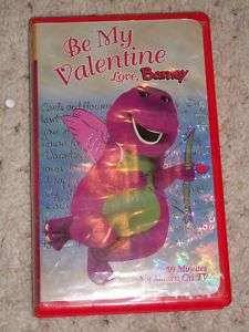 Be My Valentine Love, Barney Not shown on TV VHS  