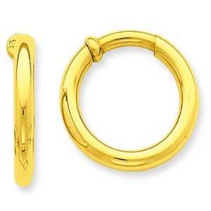  14k Non Pierced Hoop Earrings Shop4Silver Jewelry