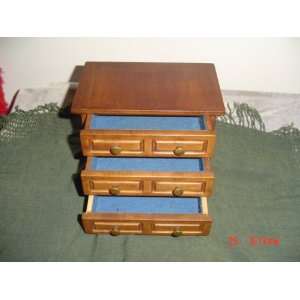  Solid Wood 3 Drawer Jewelry Box Hand Crafted Everything 