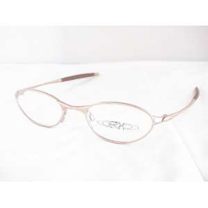  Oakley O1 Eyeglasses Rx Frames Titanium Platinum Size 48 