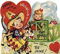 Valentine Vintage Greeting Refrigerator Magnet V132  