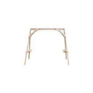   Cypress A Frame Swing Stand with Shelves Patio, Lawn & Garden