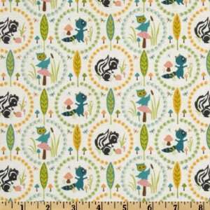   Woodland Trails Owl Cream Fabric By The Yard Arts, Crafts & Sewing