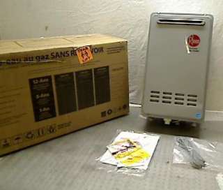 Rheem RTG 64XN Outdoor Series 6.4 GPM Natural Gas Tankless Water 