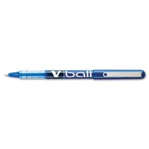   Ball Stick Liquid Pen, Blue Ink, Extra Fine, Dozen