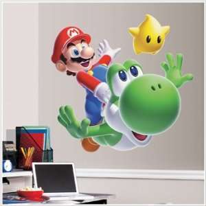  Super Mario Galaxy 2 Wii Mega Decal Pack   Includes Nintendo Super 