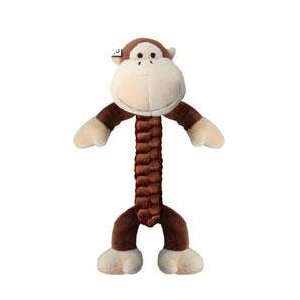   Kong Braidz Monkey Plush Dog Chew Toy large  18 length: Pet Supplies