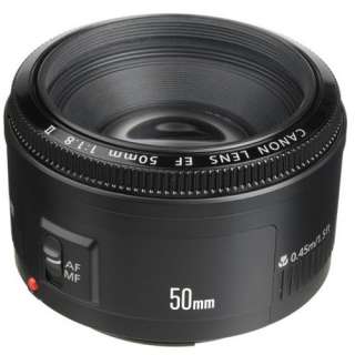 Canon EF 50mm F/1.8 II AF Lens Deluxe Kit 82966212727  